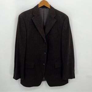 Banana Republic Brown Pinstripe Blazer